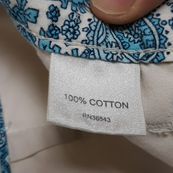 Van Heusen 100% Cotton Khaki Cargo Capri Pants - Picture 4 of 5